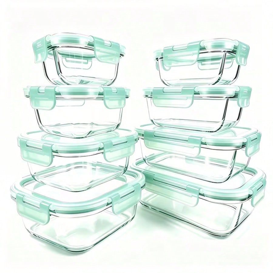 Bento Box - 20 recipientes de vidro herméticos para