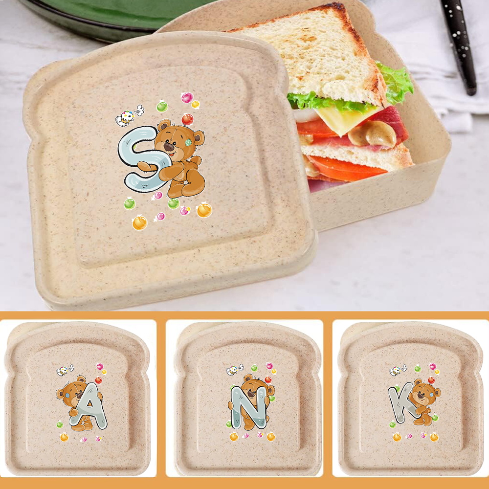 Bento Box - Caixa de Armazenamento para Sanduíches Toast
