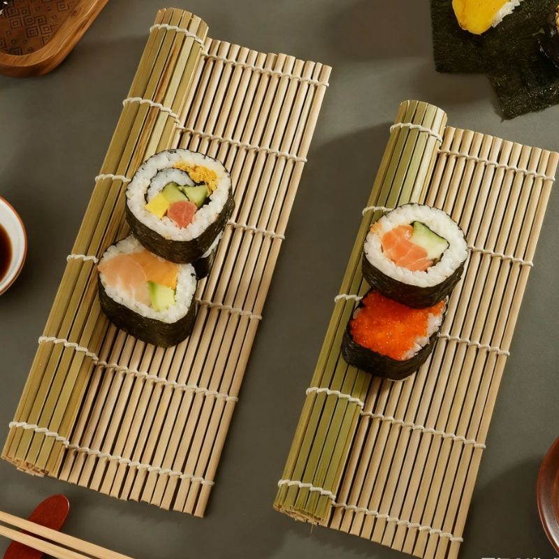 Tapete de sushi de bambu natur - Sushi Making Kit avaliação e preço