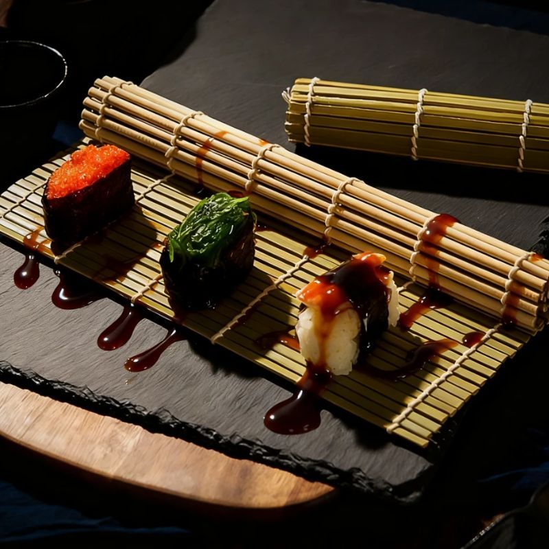 Tapete de sushi de bambu natur - Sushi Making Kit avaliação e preço