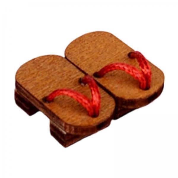 Mini tamancos de madeira feito - Geta Wooden Sandal avaliação e preço