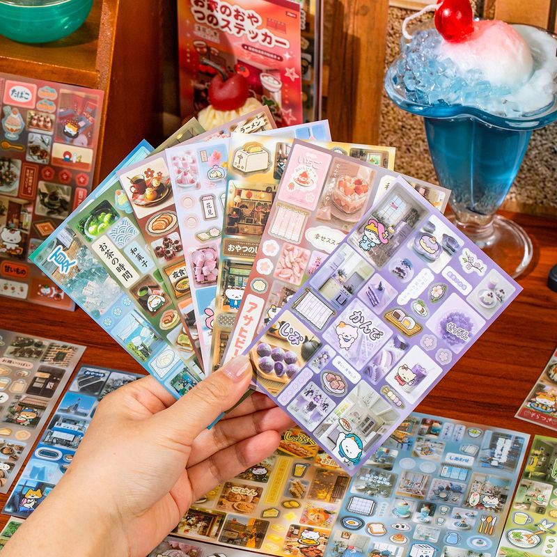 20 Adesivos de Papel Revestido - Japanese Snacks avaliação e preço