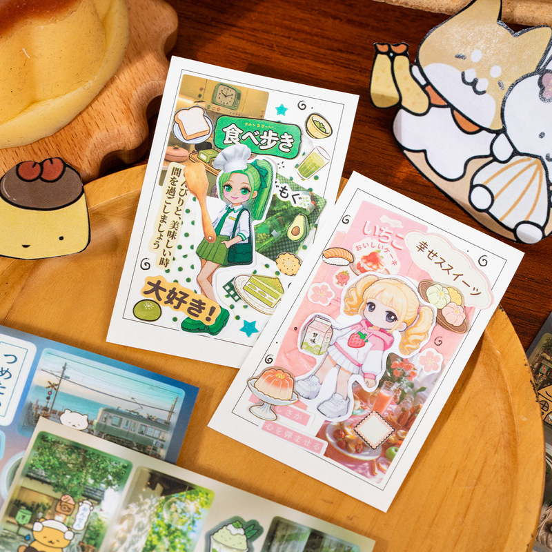 20 Adesivos de Papel Revestido - Japanese Snacks avaliação e preço
