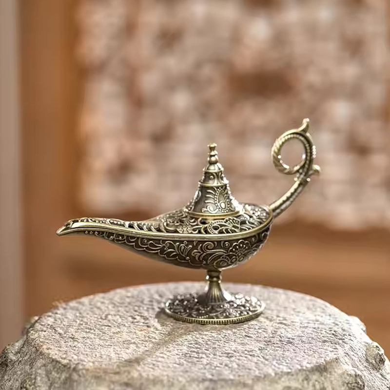 Estilo antigo lâmpada de metal - Incense Holder avaliação e preço