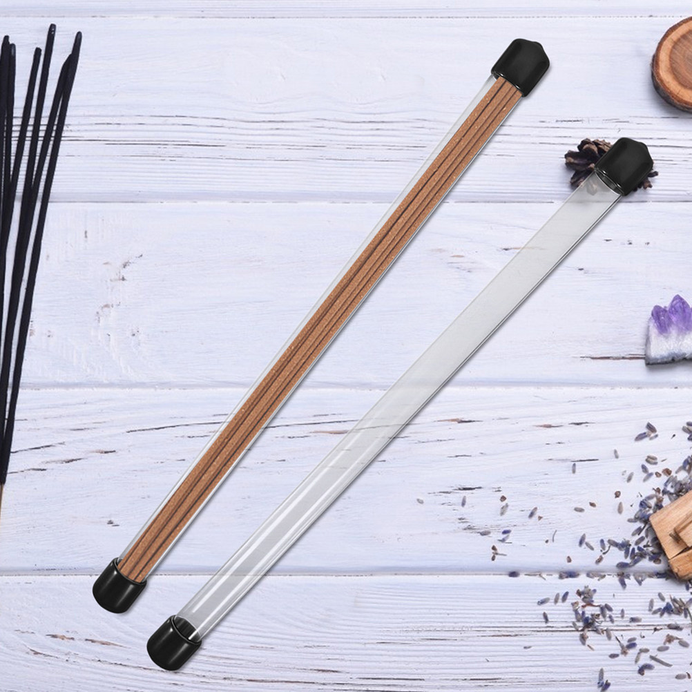 12 unidades de tubos transpare - Incense Holder avaliação e preço