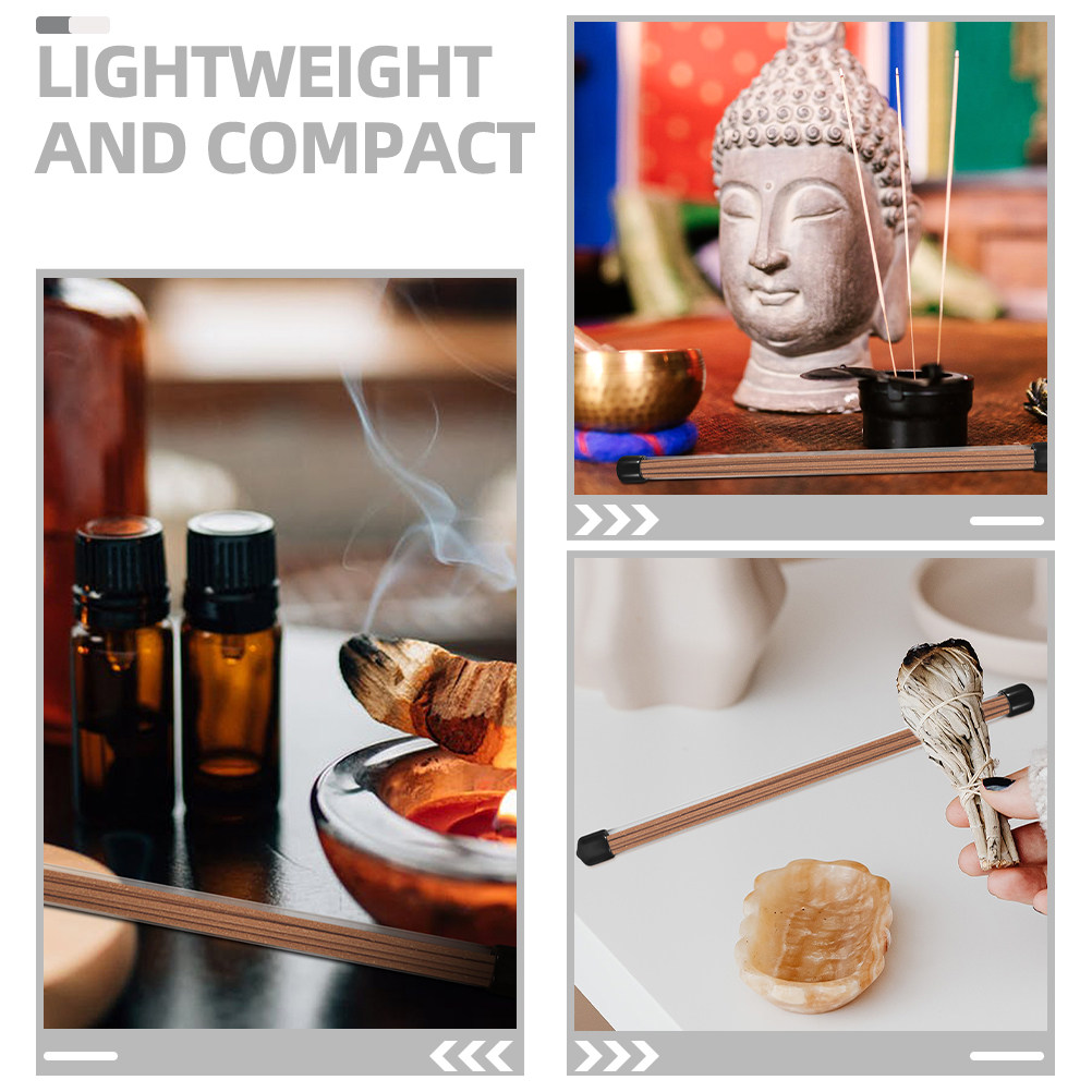 12 unidades de tubos transpare - Incense Holder avaliação e preço