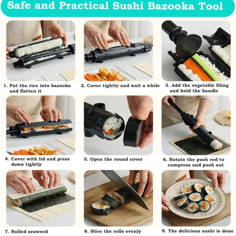 Kit para Fazer Sushi, Esteira  - Sushi Making Kit avaliação e preço